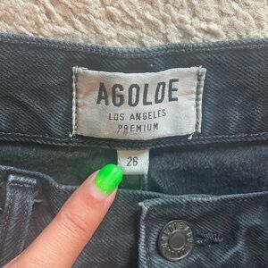 Agolde Women's Dark Gray Jeans